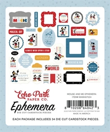 Echo Park Ephemera Pack - Mouse and Me